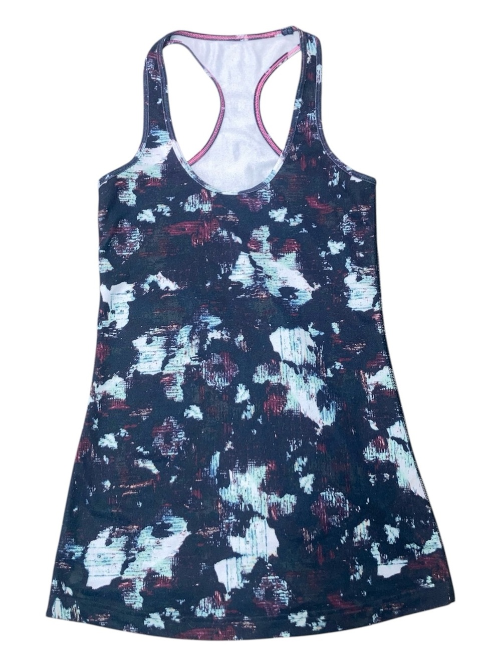 lululemon athletica Black Multicolor Racerback Tank - Picture 2 of 3